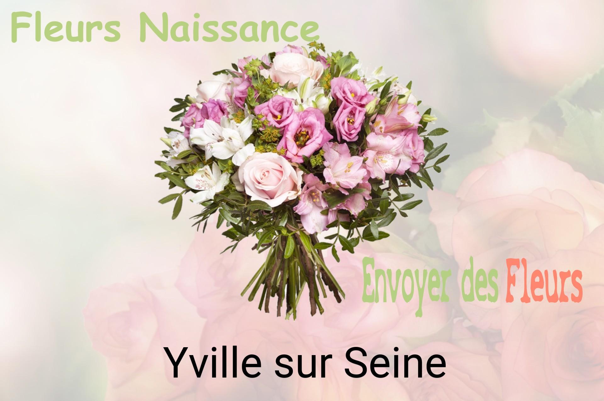 Bouquet de fleurs de naissance livré à Yville-sur-Seine